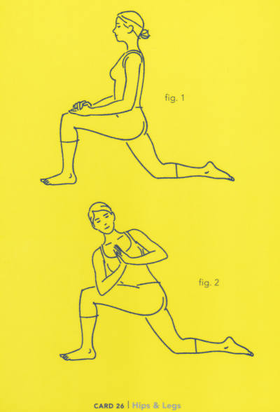 Healing Yoga Deck Card 26 Illustration