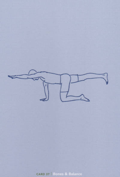 Healing Yoga Deck Card 34 Illustration