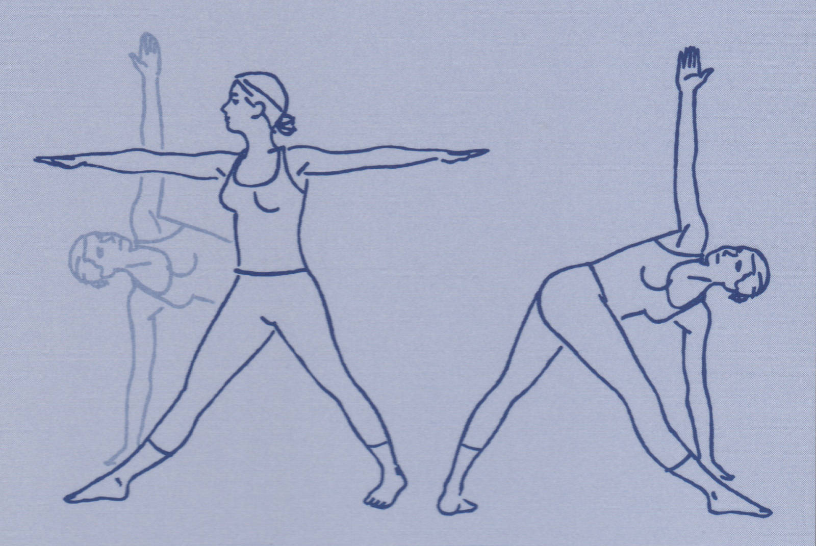 Yoga poses hand drawn icons. Yoga asanas symbols. Gymnastics exercises,  stretching and meditation. Healthy lifestyle sport illustrations Stock  Vector | Adobe Stock